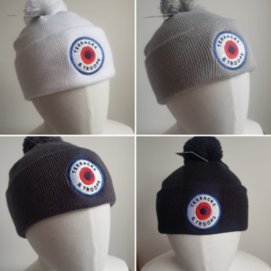 Terraces and Troops Pom Pom Hats
