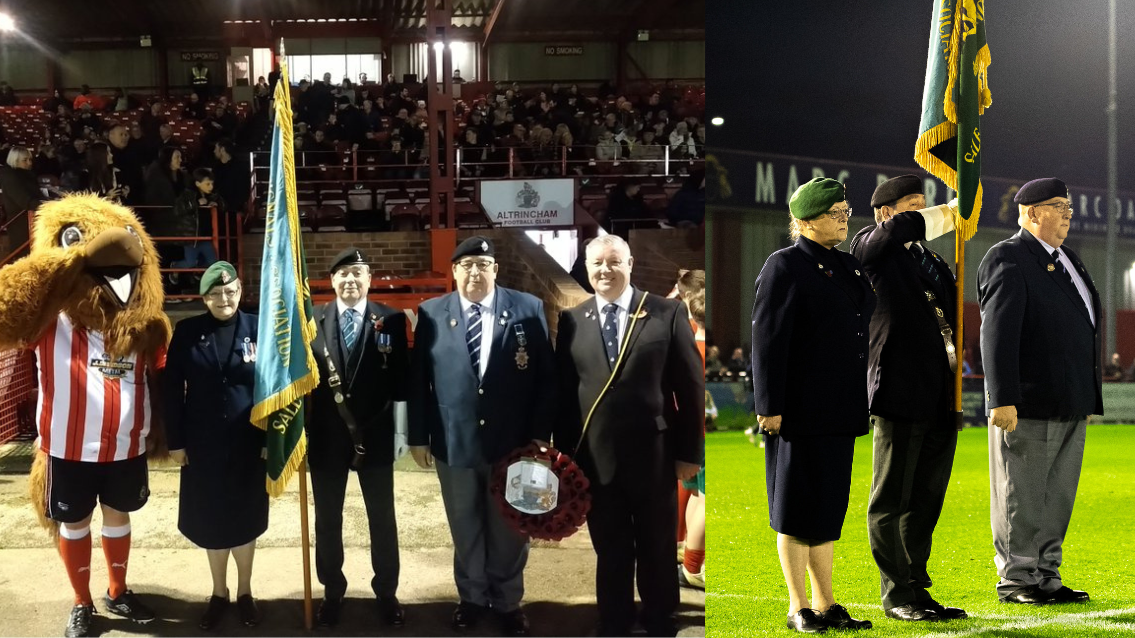 Altrincham FC and the Armed Forces - Terraces and Troops